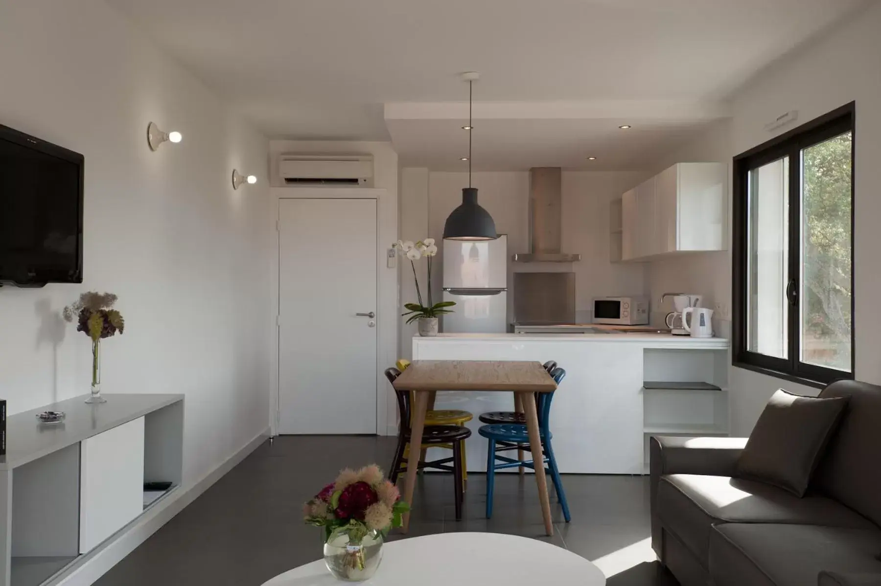 Kitchen or kitchenette in Résidence Hôtelière Alcyon